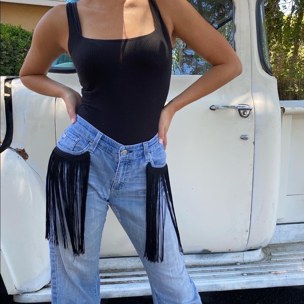 Vintage Levi’s with pocket fringes